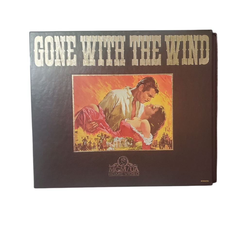 Vintage Gone With The Wind MGM Home Video 2 VHS Deluxe Edition Box Set NO BOOKLE